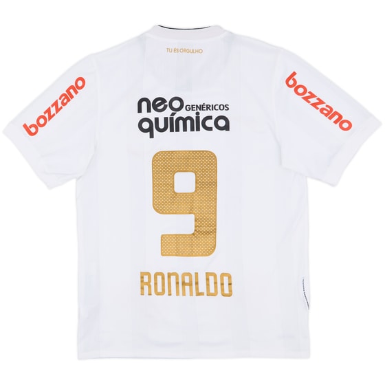 2010 Corinthians Home Shirt Ronaldo #9 - 9/10 - (S)