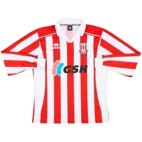 2010s Stoke Ramblers Home L/S Shirt #14 - 7/10 - (L)