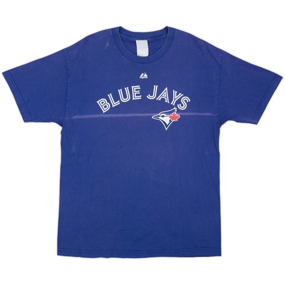 2010 Toronto Blue Jays Bautista #19 Majestic Tee - 3/10 - (L)