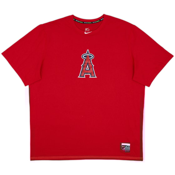 2015 LA Angels Nike Training Tee - 9/10 - (XL)