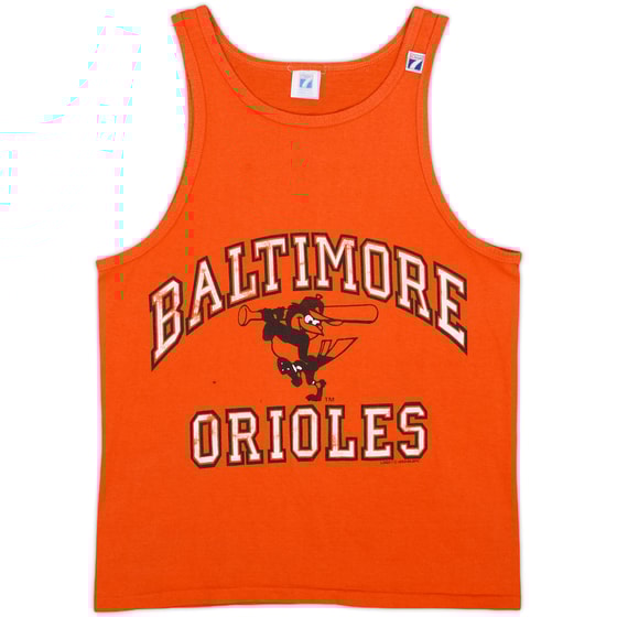 1988 Baltimore Orioles Logo 7 Sleeveless Tee - 5/10 - (L)
