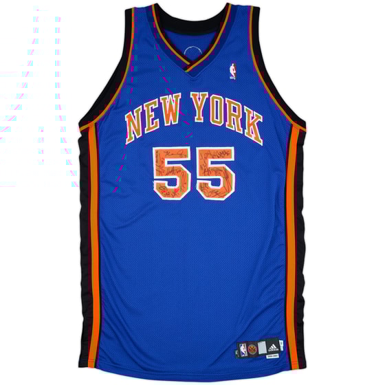 2006-07 New York Knicks #55 Signed adidas Pro Cut Away Jersey - 9/10 - (XXL)