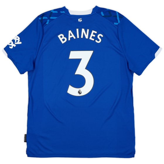 2019-20 Everton Home Shirt Baines #3 - 8/10 - (XL)