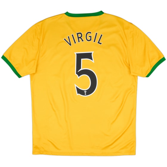 2013-14 Celtic Away Shirt Virgil #5 - 6/10 - (L)