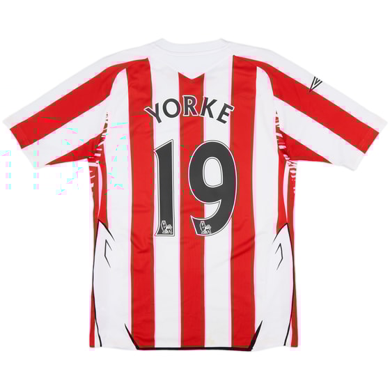 2007-08 Sunderland Home Shirt Yorke #19 - 6/10 - (S)