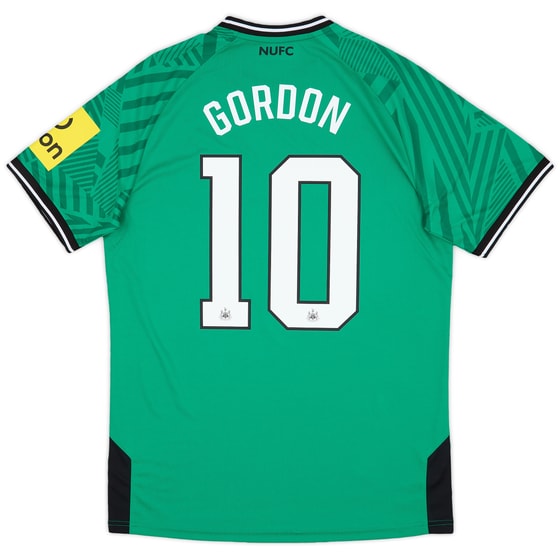 2023-24 Newcastle Away Shirt Gordon #10 (M)