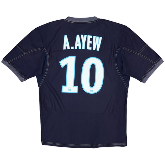 2013-14 Olympique Marseille Away Shirt A.Ayew #10 - 8/10 - (M)