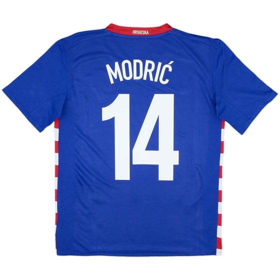 2007-09 Croatia Away Shirt Modric #14 - 8/10 - (S)