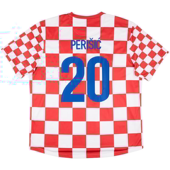 2012-14 Croatia Home Shirt Perisic #20 - 7/10 - (3XL)