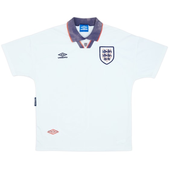1993-95 England Home Shirt - 5/10 - (L)