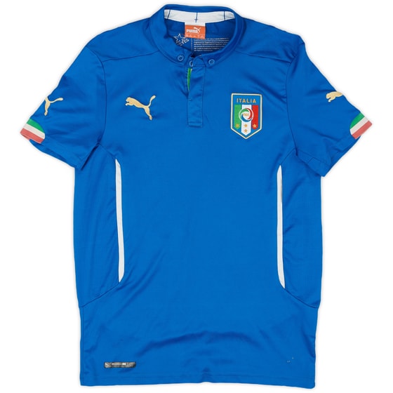 2014-15 Italy Home Shirt - 8/10 - (XL.Boys)