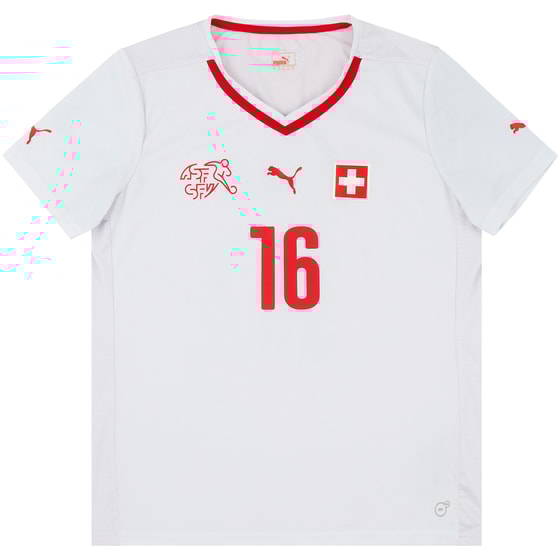 2014-15 Switzerland Womens Match Issue Away Shirt #16