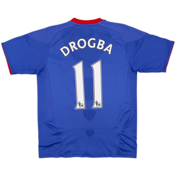 2010-11 Chelsea Home Shirt Drogba #11 - 8/10 - (L.Boys)