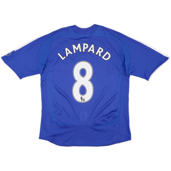2006-08 Chelsea Home Shirt Lampard #8 - 8/10 - (L.Boys)