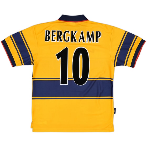 1997-99 Arsenal Away Shirt Bergkamp #10 - 9/10 - (M)