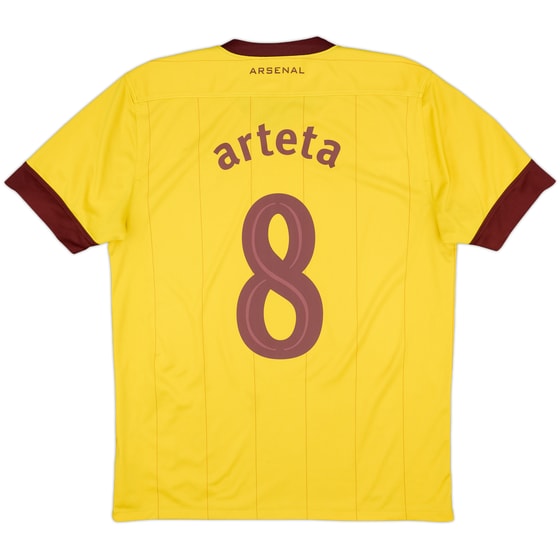 2010-13 Arsenal Away Shirt Arteta #8 - 8/10 - (M)