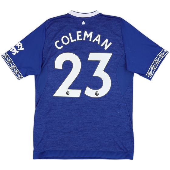 2018-19 Everton Home Shirt Coleman #23 - 7/10 - (L)