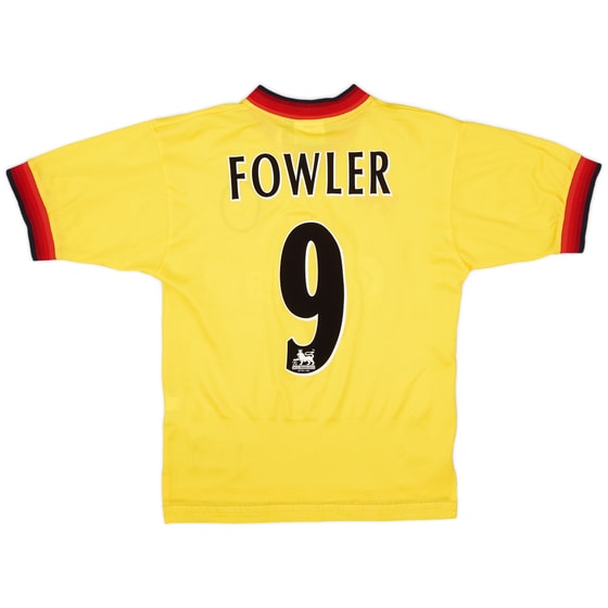 1997-99 Liverpool Away Shirt Fowler #9 - 10/10 - (S)