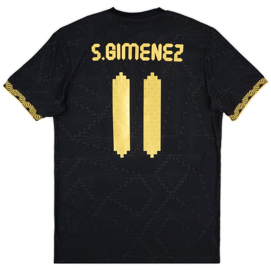 2025 Mexico Authentic Gold Cup Shirt S.Gimenez #11
