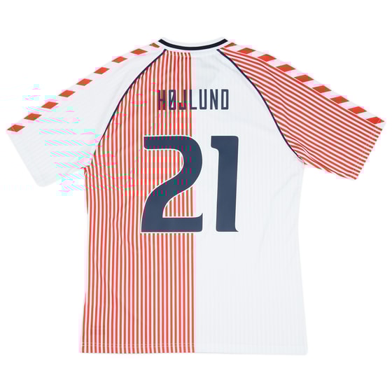 2023 Denmark Hummel 'DBU 86' Reissue Away Shirt Hojlund #21