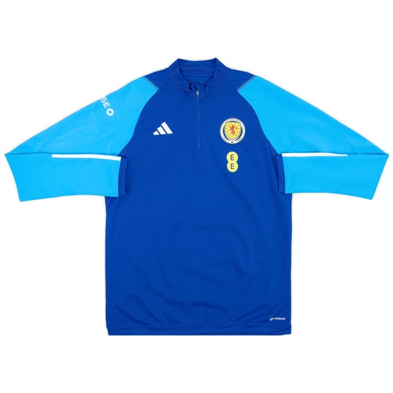 2023-24 Scotland Player Issue 1/4 Zip Training Top - As New