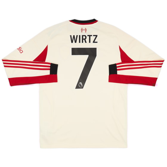 2025-26 Liverpool Away L/S Shirt Wirtz #7