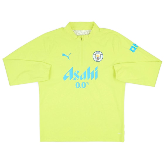 2024-25 Manchester City Player Issue 1/4 Zip Rain Top - As New - (M)