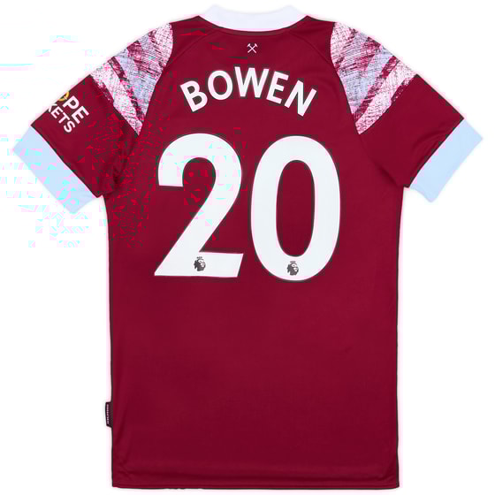 2022-23 West Ham Home Shirt Bowen #20 - As New