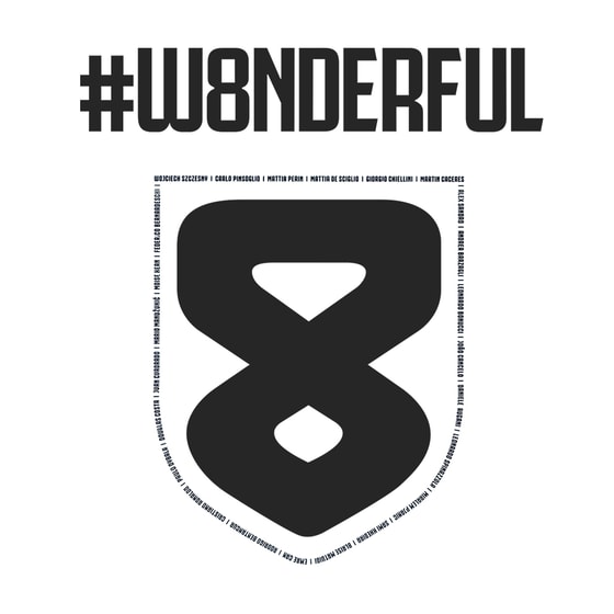 2018-19 Juventus #W8NDERFUL Name Set