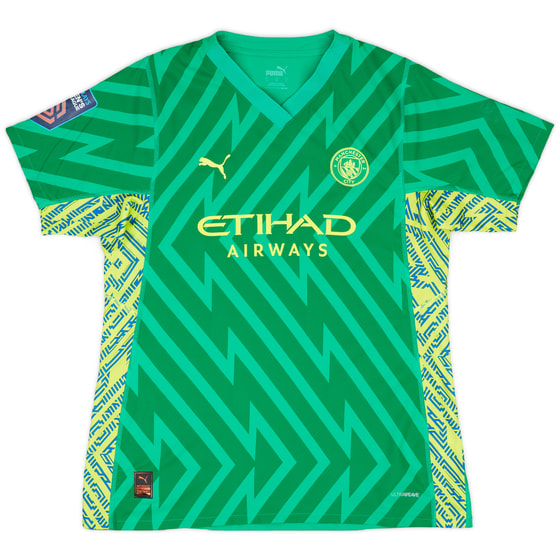 2023-24 Manchester City Women's Player Issue GK Home Shirt - As New - (L)