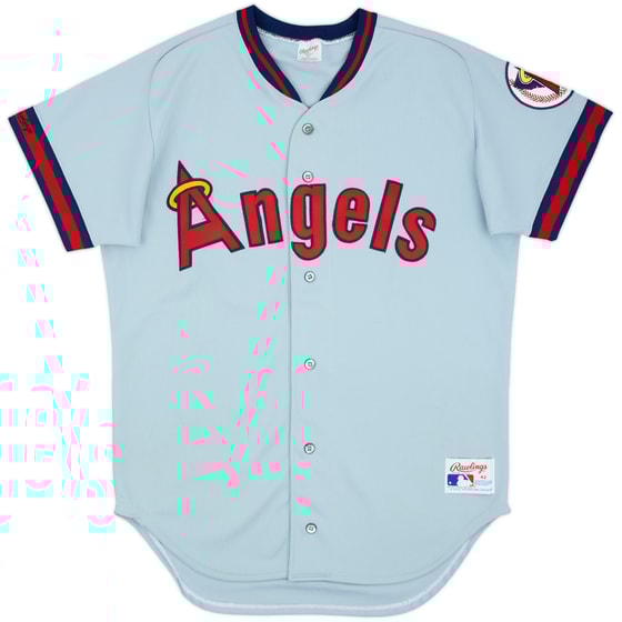 1989-92 California Angels Rawlings Authentic Away Jersey - 8/10 - (L)