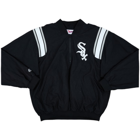 2000s Chicago White Sox Majestic 1/4 Zip Dugout Jacket - 9/10 - (XL)