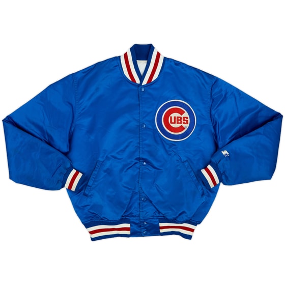 1980s Chicago Cubs Starter Satin Varsity Jacket - 6/10 - (L)