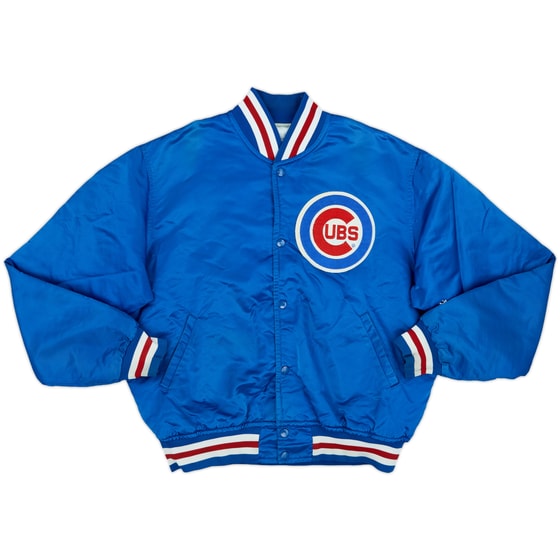 1980s Chicago Cubs Starter Satin Varsity Jacket - 6/10 - (L)