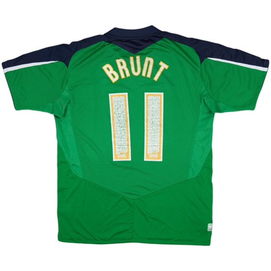 2004-05 Northern Ireland Home Shirt Brunt #11 - 6/10 - (L)