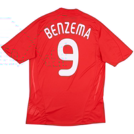 2007-08 France Away Shirt Benzema #9 - 8/10 - (M)