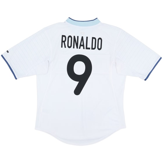 2000-01 Inter Milan Away Shirt Ronaldo #9 - 7/10 - (M)