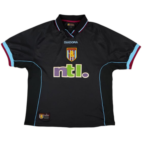 2000-01 Aston Villa Away Shirt - 4/10 - (XL.Boys)