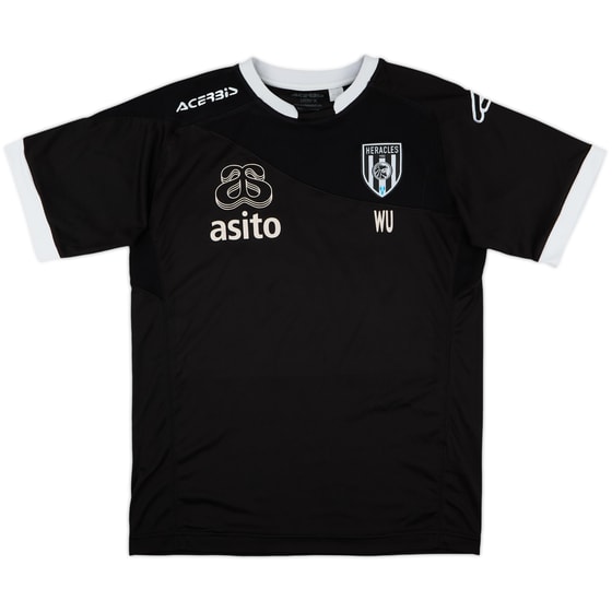 2016-17 Heracles Almelo Acerbis Staff Issue Training Shirt 'WU' - 9/10 - (S)