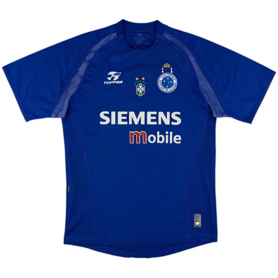 2004 Cruzeiro Home Shirt #7 - 6/10 - (S)