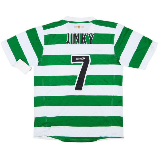 2007-08 Celtic Home Shirt Jinky #7 (M)