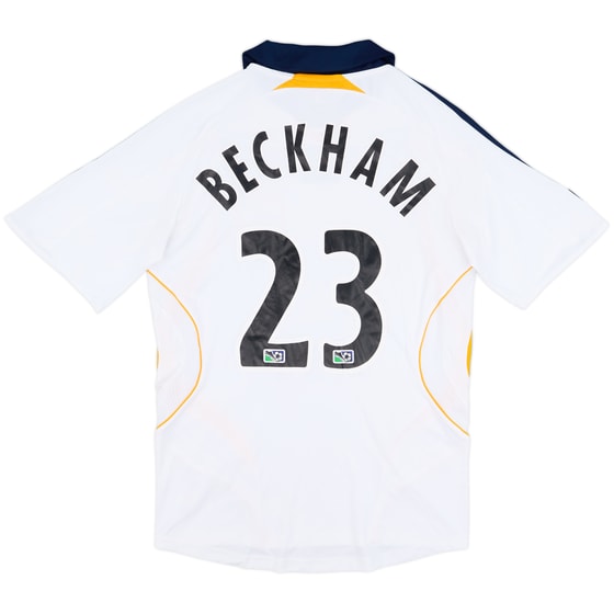 2007-08 LA Galaxy Home Shirt Beckham #23 - 9/10 - (S)