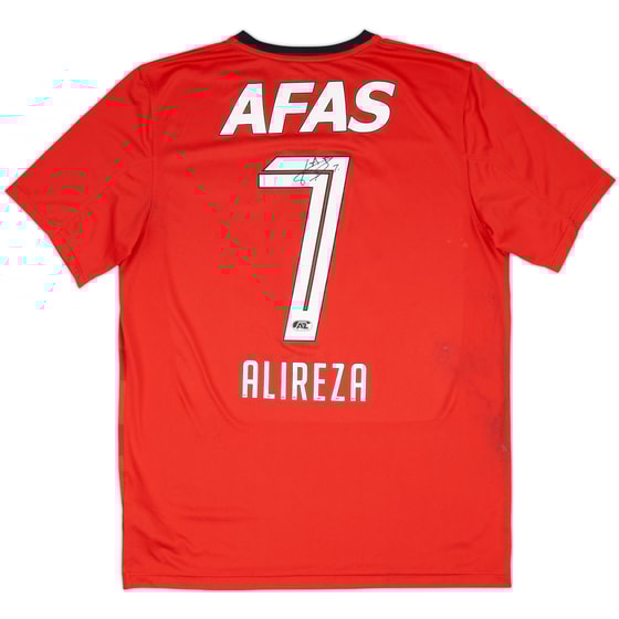 2016-17 AZ Alkmaar Signed Home Shirt Alireza #7 - 5/10 - (L)