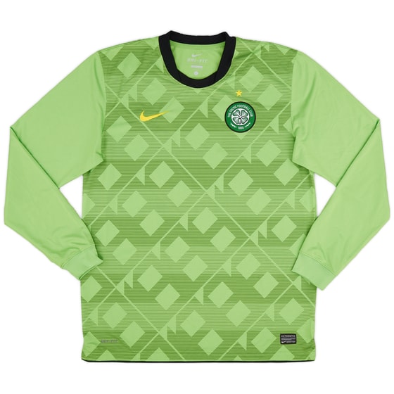 2010-11 Celtic Away L/S Shirt - 9/10 - (L)