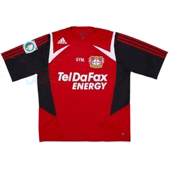 2007-08 Bayer Leverkusen Staff Issue adidas Training Shirt GYM. - 7/10 - (L)