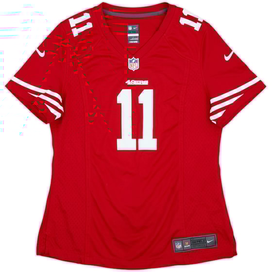 2012 San Francisco 49ers Smith #11 Nike Game Home Jersey Womens - 9/10 - (L)