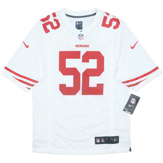 2012-14 San Francisco 49ers Willis #52 Nike Game Away Jersey (S)