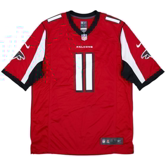 2012-16 Atlanta Falcons Jones #11 Nike Game Home Jersey - 6/10 - (L)