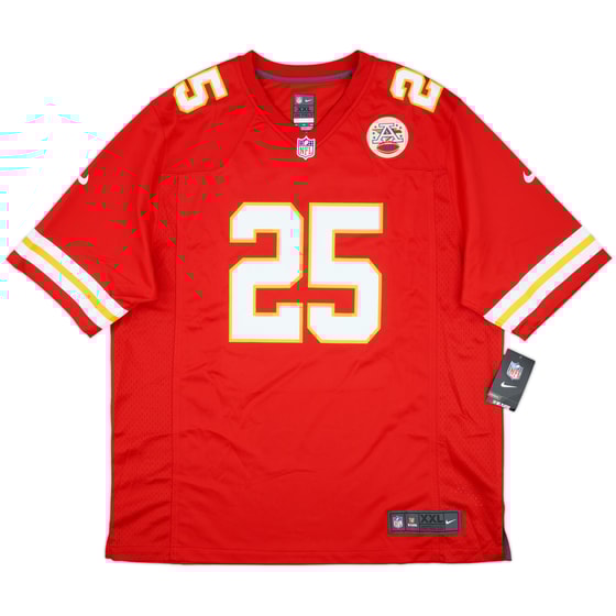 2012-16 Kansas City Chiefs Charles #25 Nike Game Home Jersey (XXL)