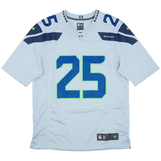 2012-17 Seattle Seahawks Sherman #25 Nike Game Alternate Jersey - 8/10 - (M)